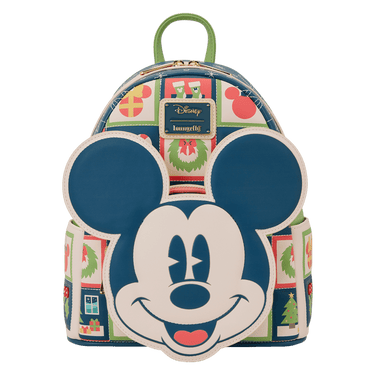 Loungefly Disney Mickey Mouse Holiday Mini Backpack - The Happy Toy Store